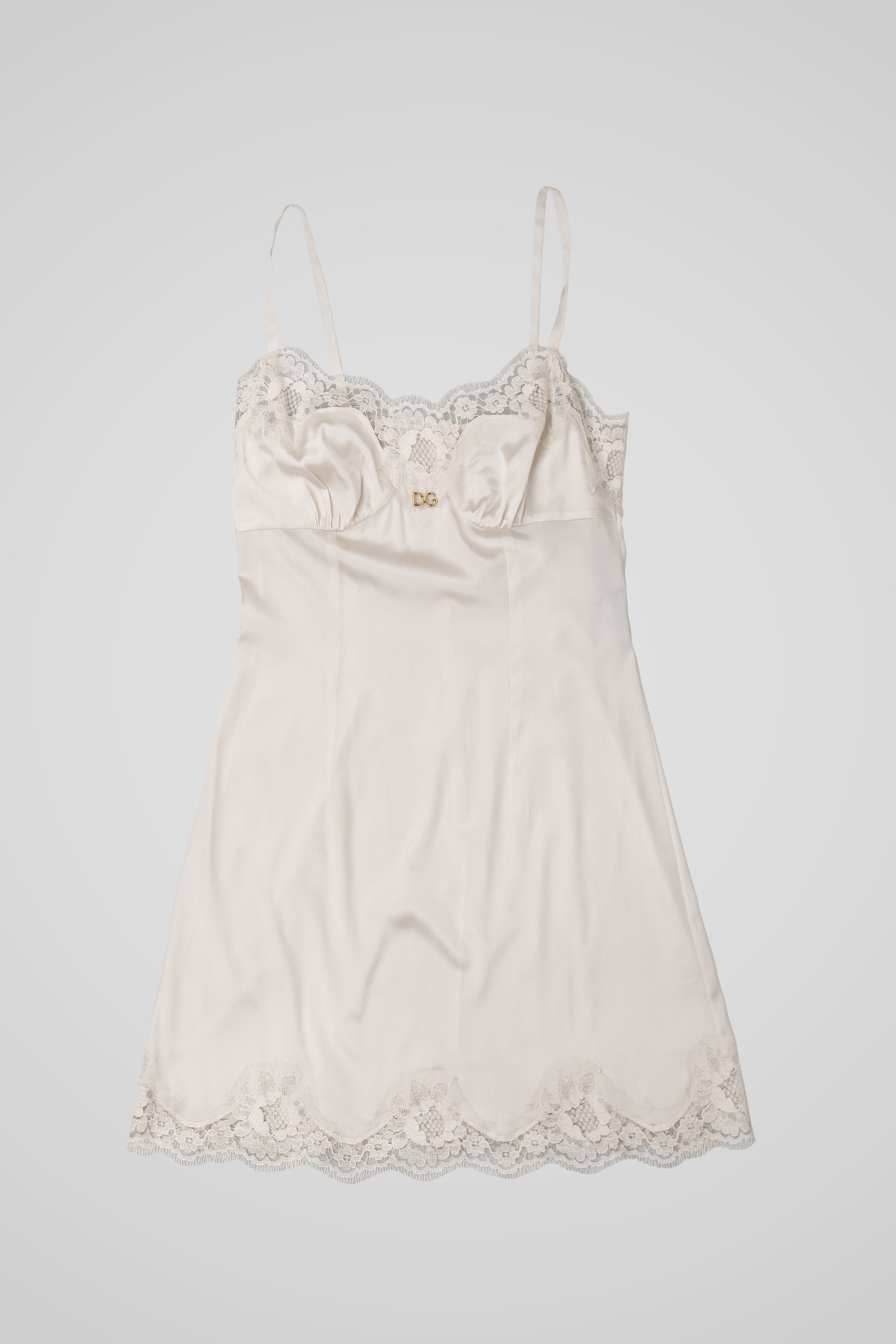 BIJELA SATENSKA MINI HALJINA