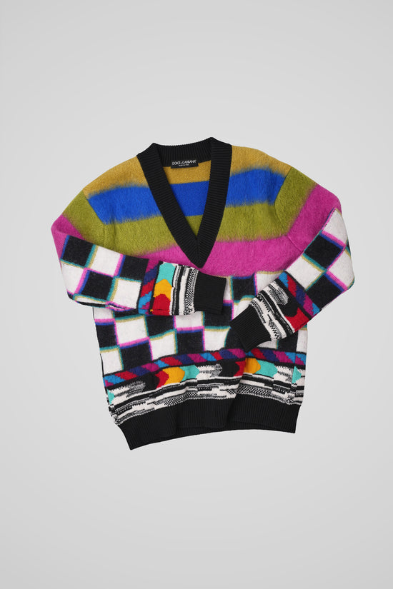 VIŠEBOJNI KARIRANI PULOVER